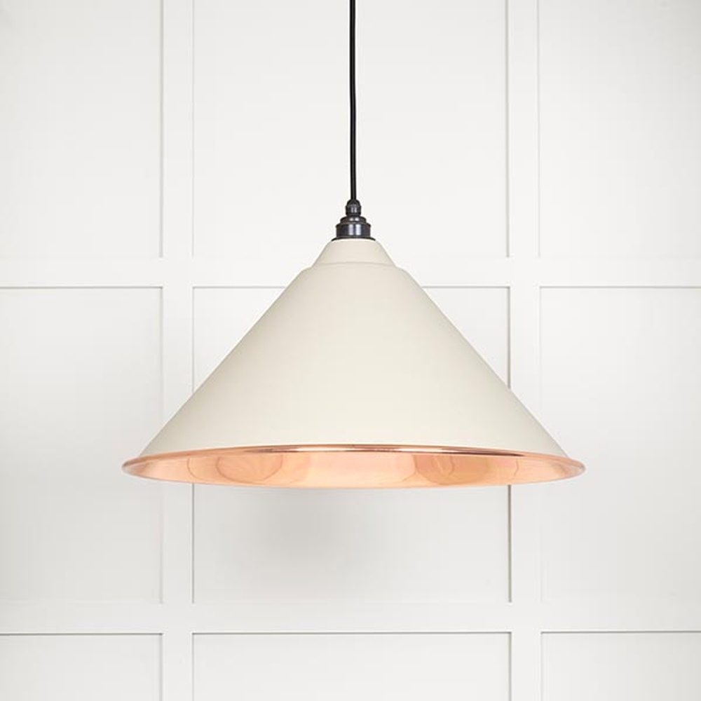 49503STE • 510mm • Smooth Copper & Teasel • From The Anvil Hockley Pendant