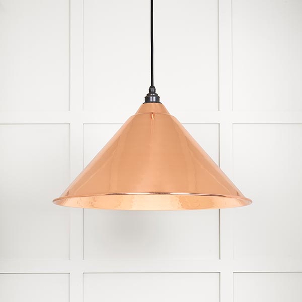 49503 • 510mm • Hammered Copper • From The Anvil Hockley Pendant