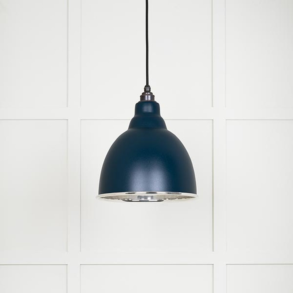 49504DU • 260mm • Smooth Nickel & Dusk • From The Anvil Brindley Pendant