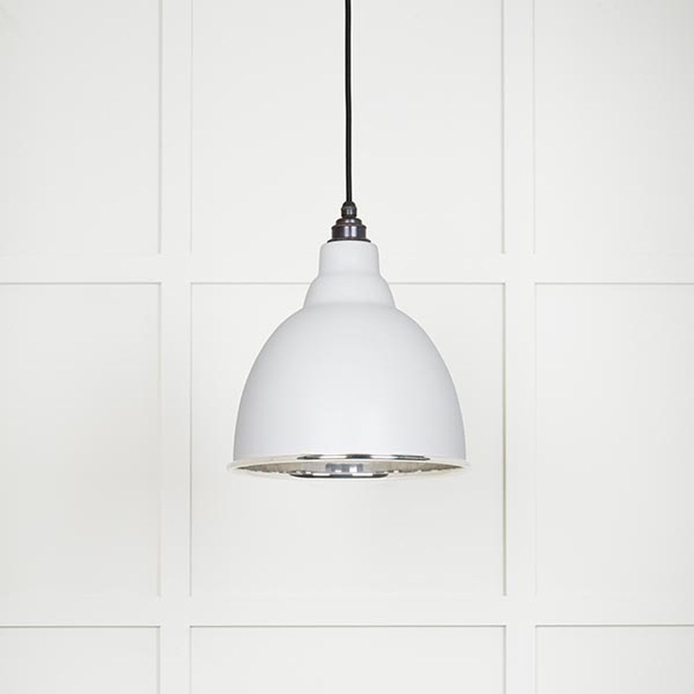 49504F • 260mm • Smooth Nickel & Flock • From The Anvil Brindley Pendant