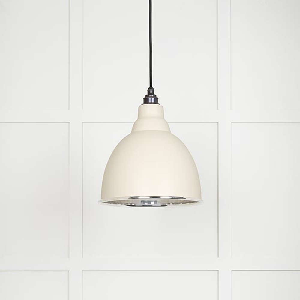 49504TE • 260mm • Smooth Nickel & Teasel • From The Anvil Brindley Pendant