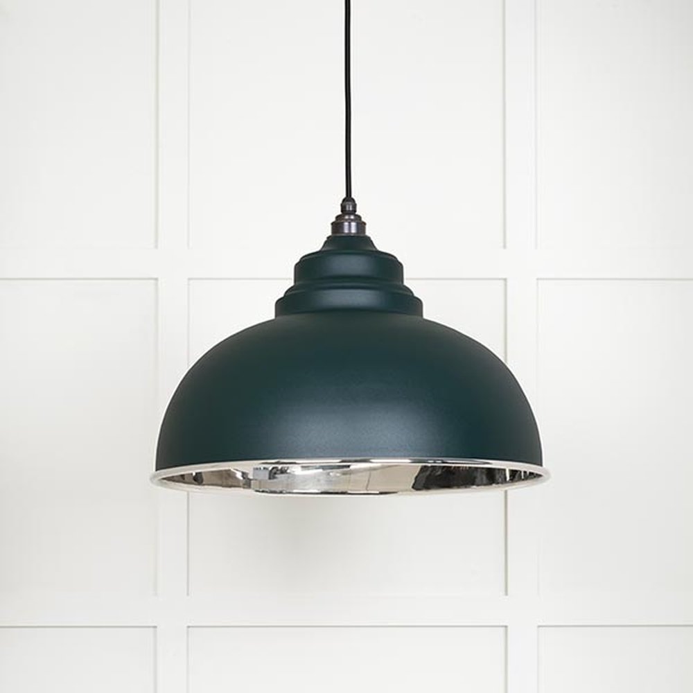 49505DI • 400mm • Smooth Nickel & Dingle • From The Anvil Harborne Pendant