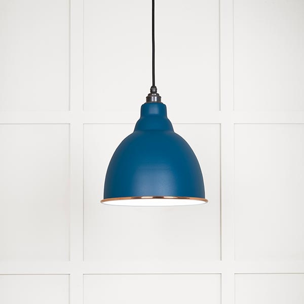 49507U • 260mm • White Gloss & Upstream • From The Anvil Brindley Pendant