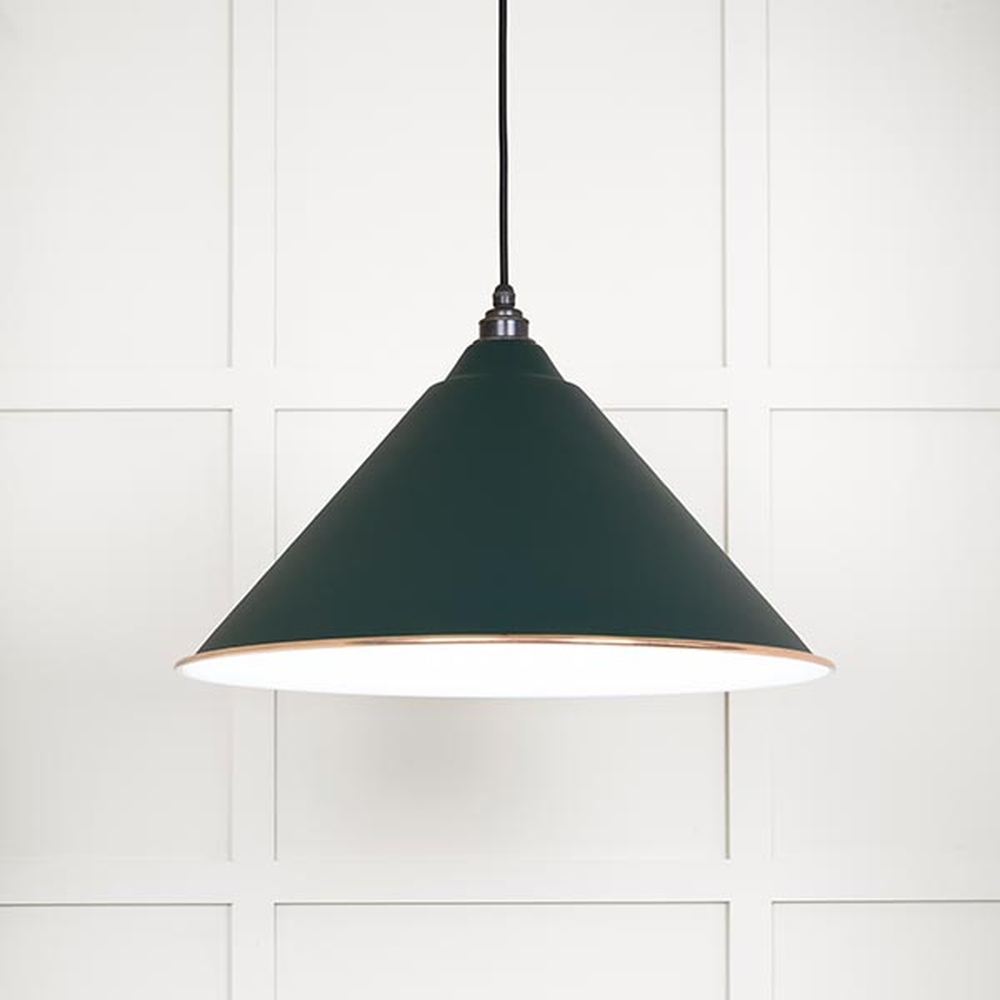 49510DI • 510mm • White Gloss & Dingle • From The Anvil Hockley Pendant