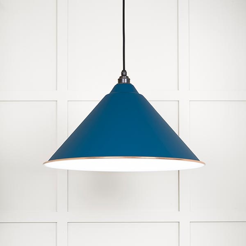 49510U • 510mm • White Gloss & Upstream • From The Anvil Hockley Pendant