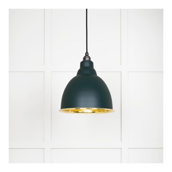 49518DI  260mm  Smooth Brass & Dingle  From The Anvil Brindley Pendant