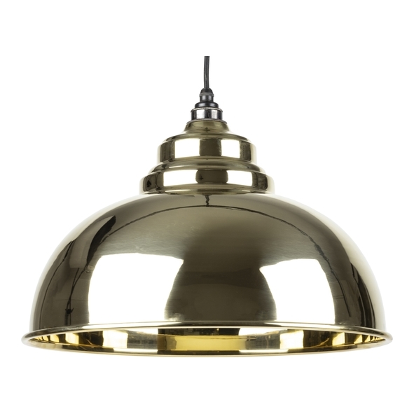 49522  400mm  Smooth Brass  From The Anvil Harborne Pendant
