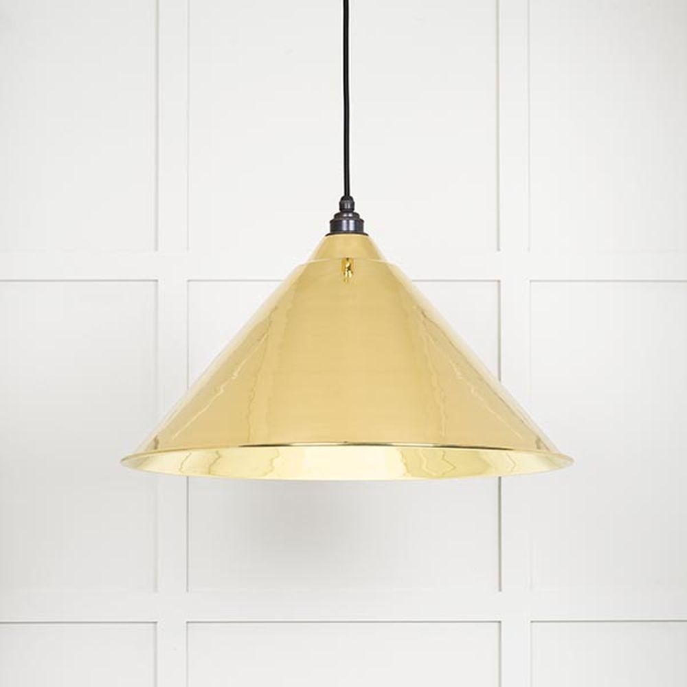 49524 • 510mm • Smooth Brass • From The Anvil Hockley Pendant