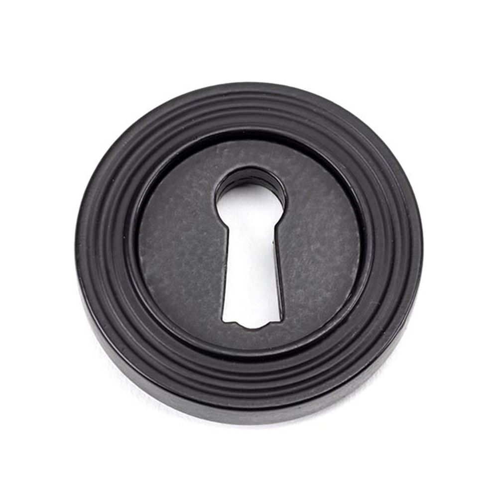 49538 • 53mm • Matt Black • From The Anvil Round Escutcheon [Beehive]