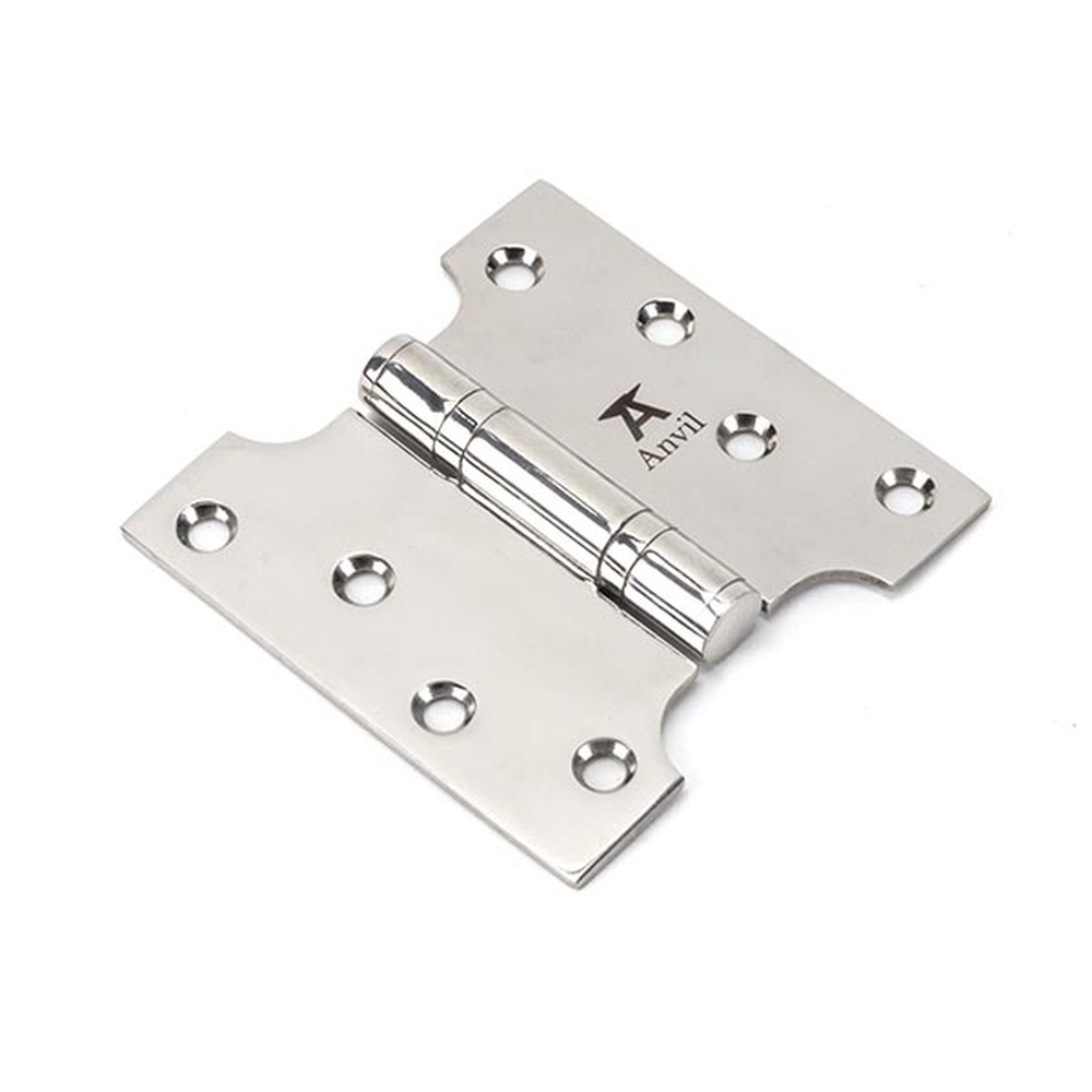 49577 • 102 x 102mm • Polished Stainless • From The Anvil Parliament Hinge