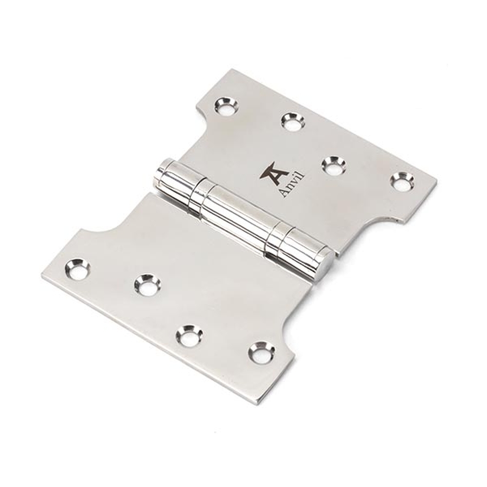 49578  102 x 127mm  Polished Stainless  From The Anvil Parliament Hinge