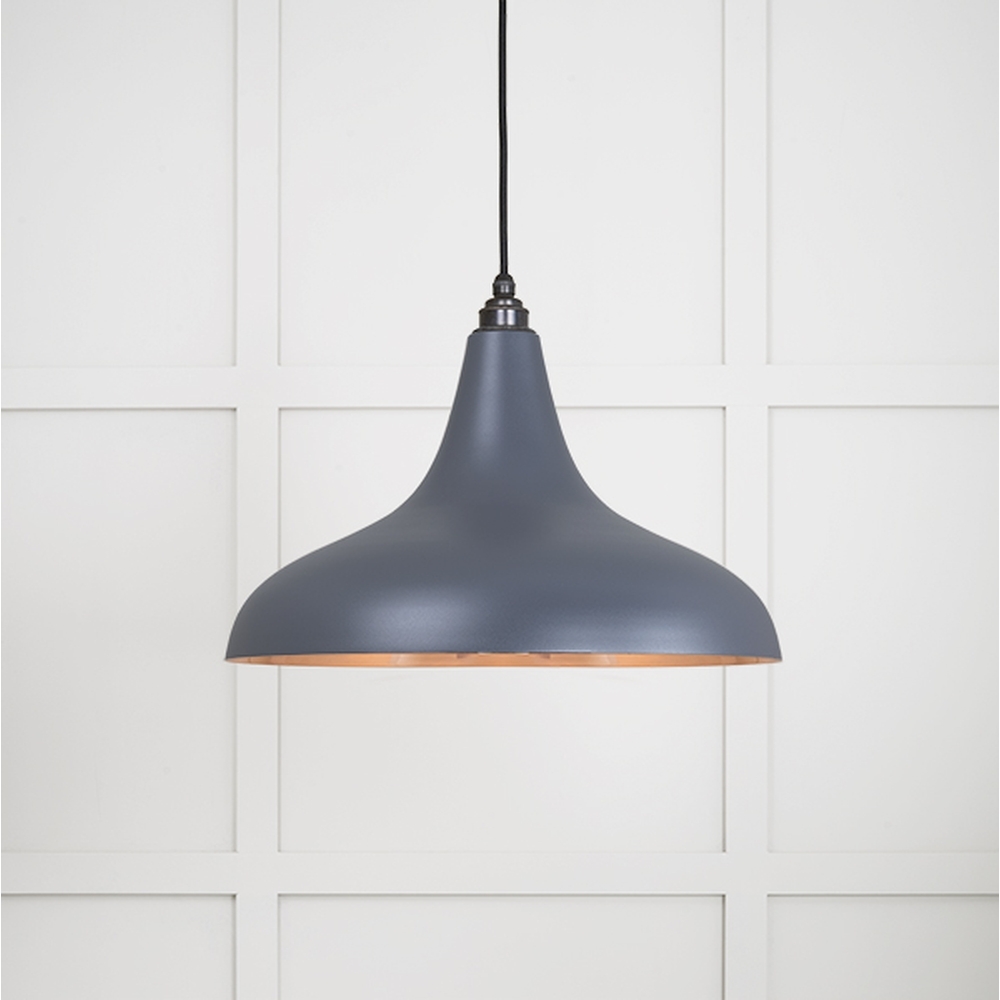 49720SSL • 412 x 240mm • Smooth Copper • From The Anvil Frankley Pendant in Slate