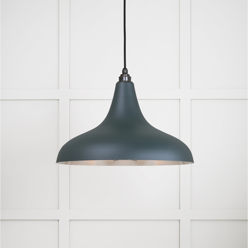 49721SDI • 412 x 240mm • Smooth Nickel • From The Anvil Frankley Pendant in Dingle