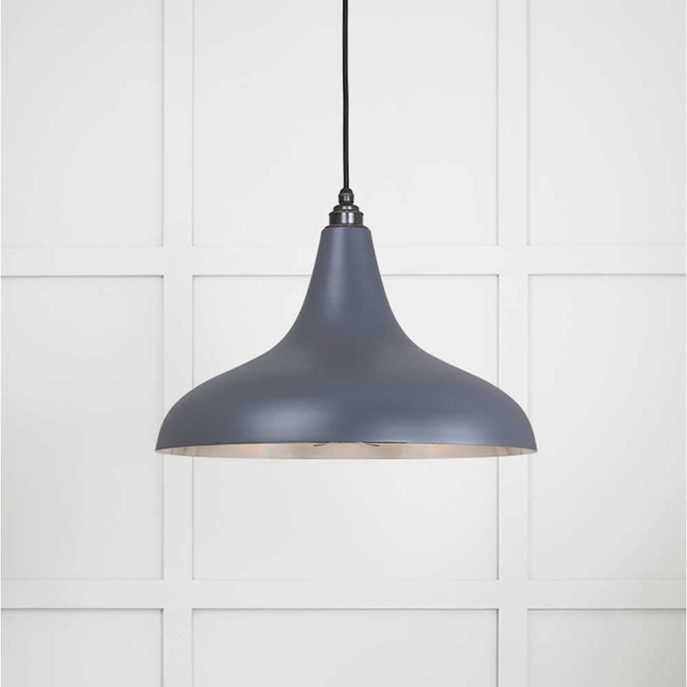 49721SSL • 412 x 240mm • Smooth Nickel • From The Anvil Frankley Pendant in Slate