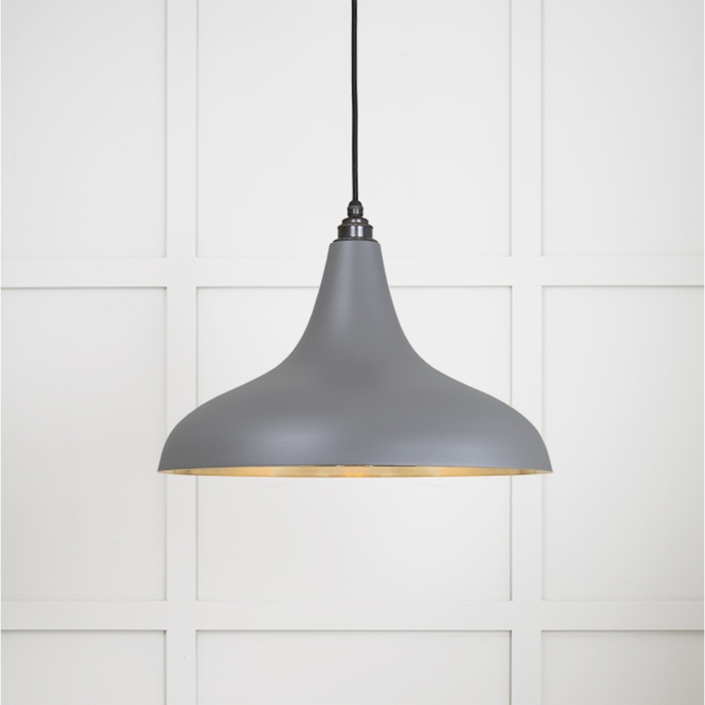 49722SBL • 412 x 240mm • Smooth Brass • From The Anvil Frankley Pendant in Bluff