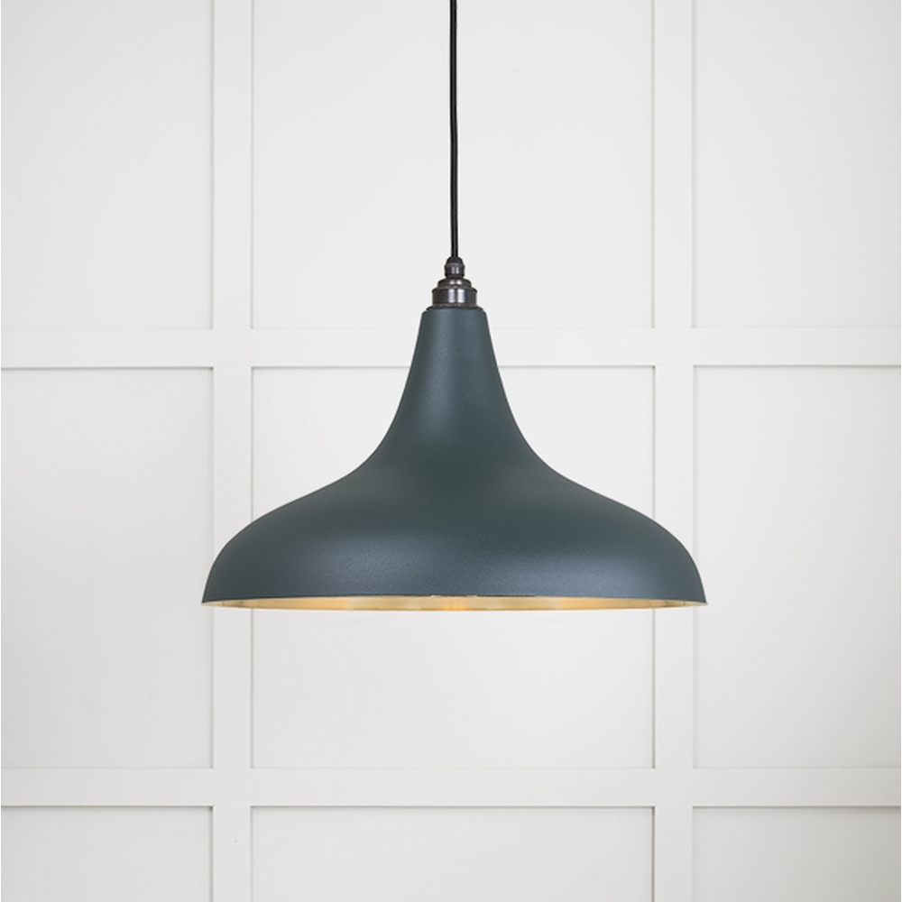 49722SDI • 412 x 240mm • Smooth Brass • From The Anvil Frankley Pendant in Dingle