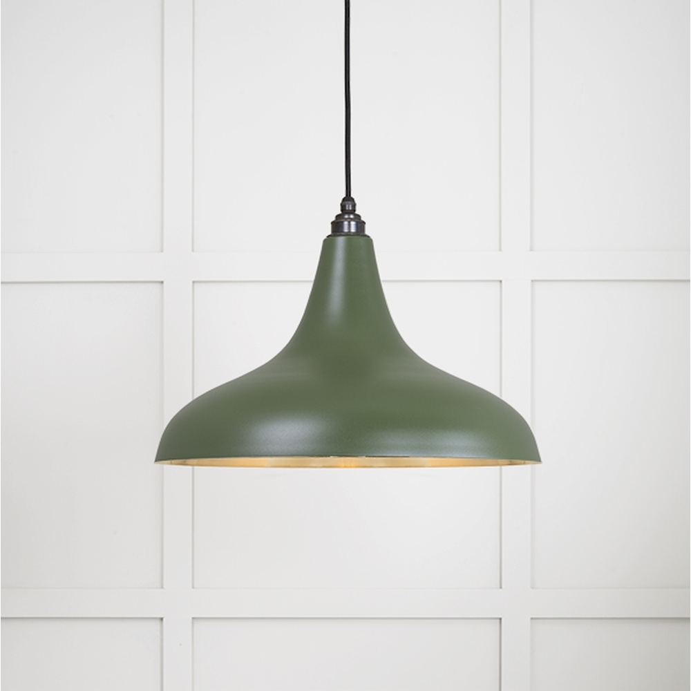 49722SH • 412 x 240mm • Smooth Brass • From The Anvil Frankley Pendant in Heath