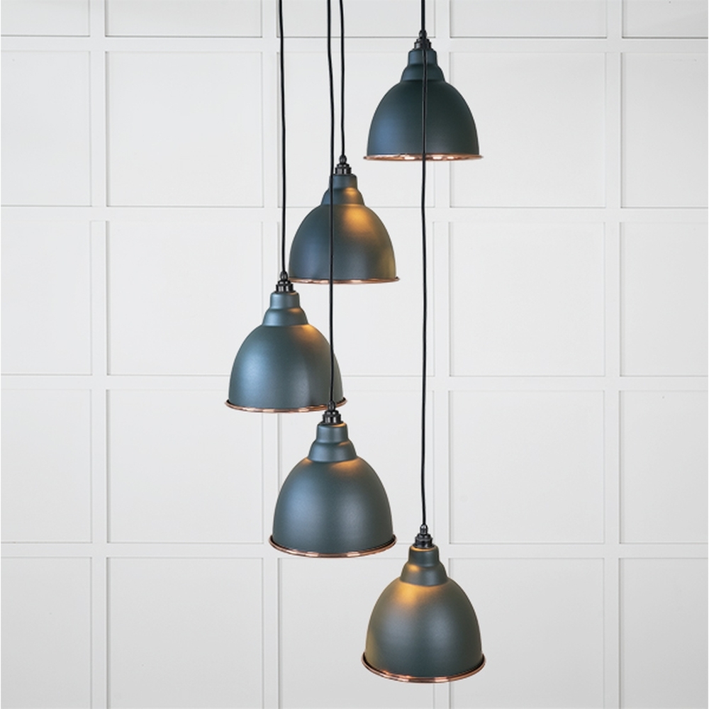 49736SDI • 260 x 270mm • Smooth Copper • From The Anvil Brindley Cluster Pendant in Dingle