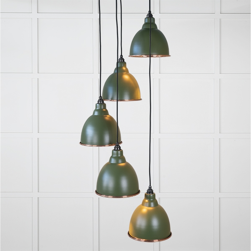 49736SH • 260 x 270mm • Smooth Copper • From The Anvil Brindley Cluster Pendant in Heath