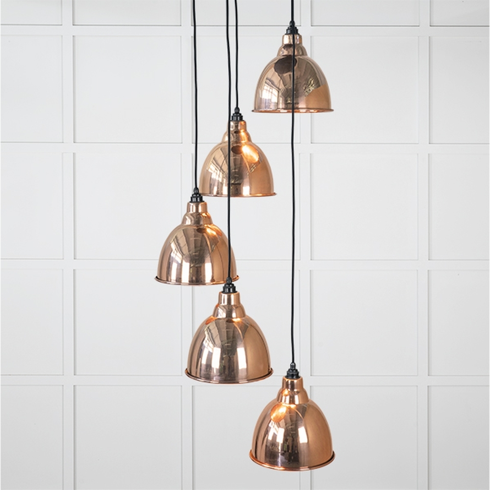 49736 • 260 x 270mm • Smooth Copper • From The Anvil Brindley Cluster Pendant