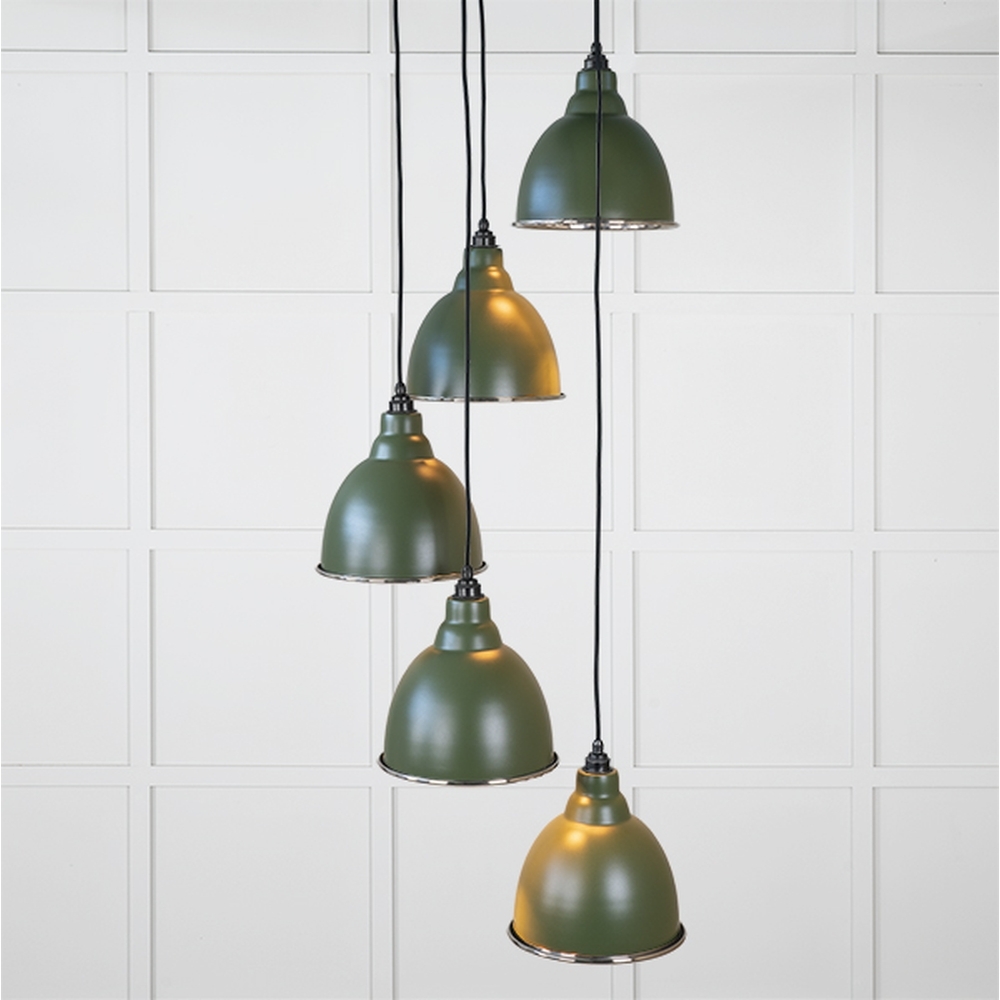 49737SH • 260 x 270mm • Smooth Nickel • From The Anvil Brindley Cluster Pendant in Heath