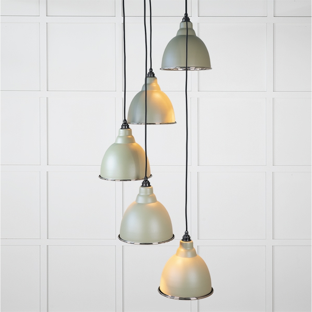 49737STU • 260 x 270mm • Smooth Nickel • From The Anvil Brindley Cluster Pendant in Tump