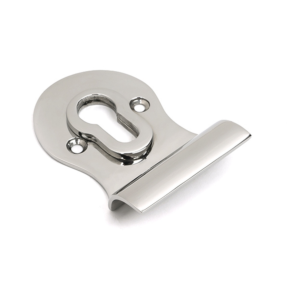 49811  95mm  Polished Stainless [316]  From The Anvil Euro Door Pull