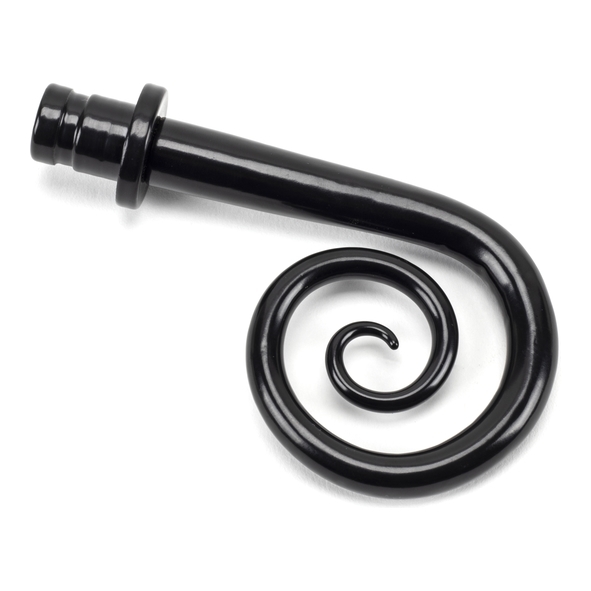 49907  60mm  Black  From The Anvil Monkeytail Curtain Finial