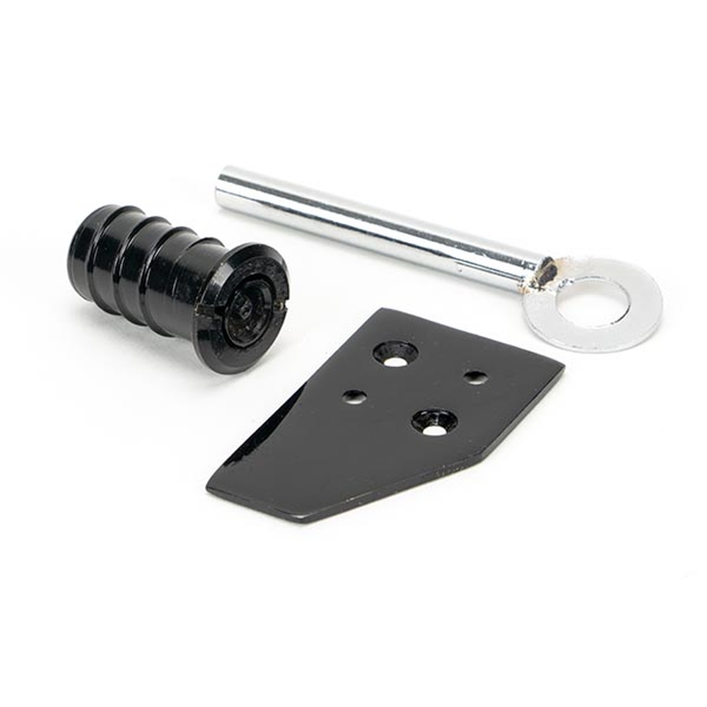 49918  28 x 16mm  Black  From The Anvil Key-Flush Sash Stop