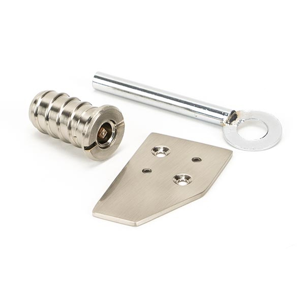 49920  28 x 16mm  Polished Nickel  From The Anvil Key-Flush Sash Stop