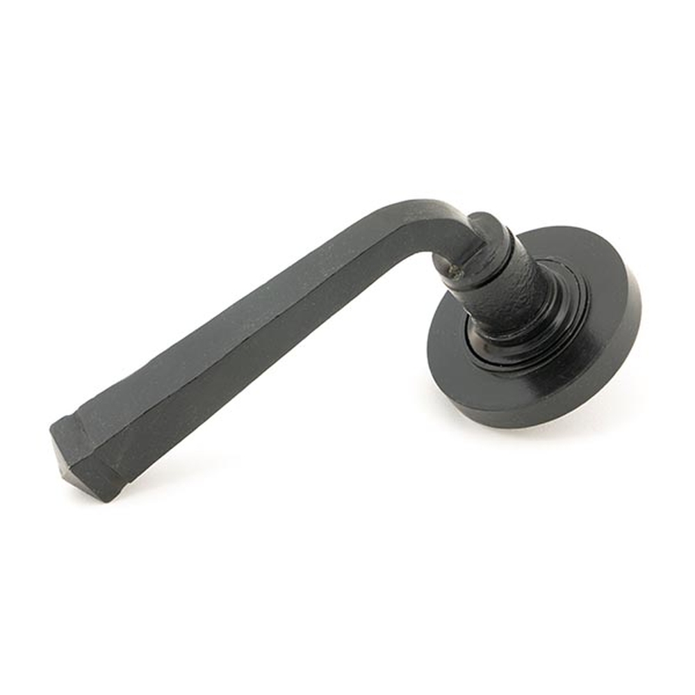 49961 • 53 x 8mm • External Beeswax • From The Anvil Avon Round Lever on Rose Set [Plain] - Unsprung