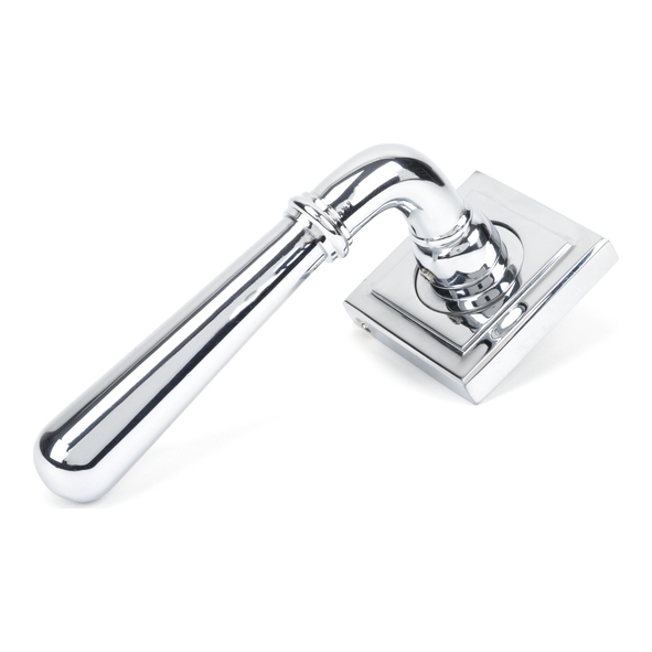 50024  53 x 53 x 8mm  Polished Chrome  From The Anvil Newbury Lever on Rose [Square] - Unsprung