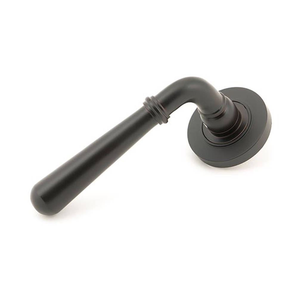 50029 • 53 x 8mm • Aged Bronze • From The Anvil Newbury Lever on Rose [Plain] - Unsprung