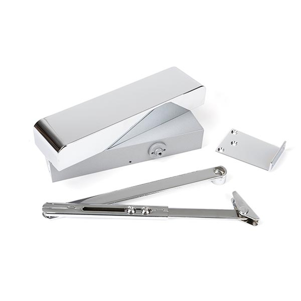 50110  Polished Chrome  From The Anvil Size 2-5 Door Closer & Cover