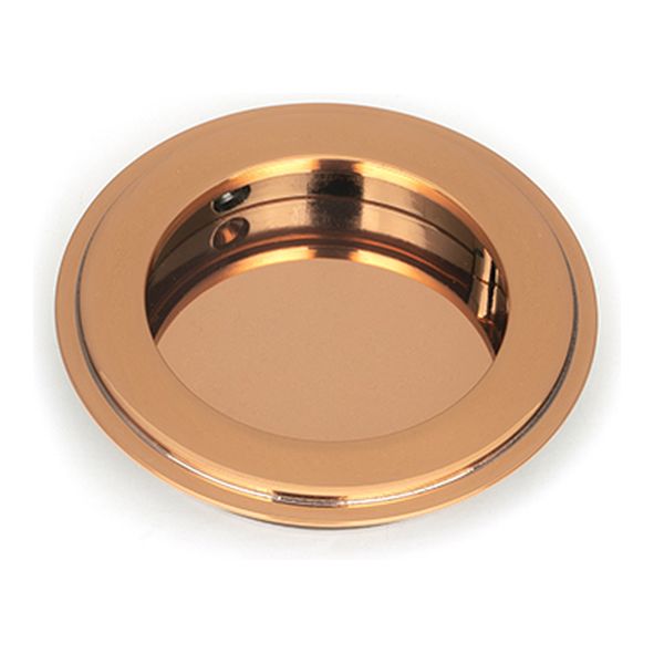50143  75 mm  Polished Bronze  From The Anvil Art Deco Round Pull