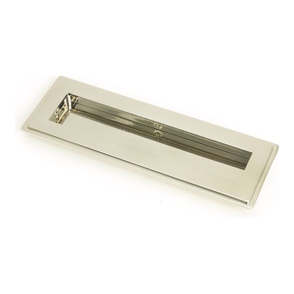 50152  175mm  Polished Nickel  From The Anvil Art Deco Rectangular Pull