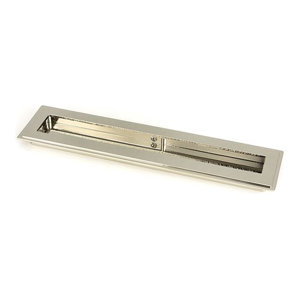50153  250mm  Polished Nickel  From The Anvil Art Deco Rectangular Pull