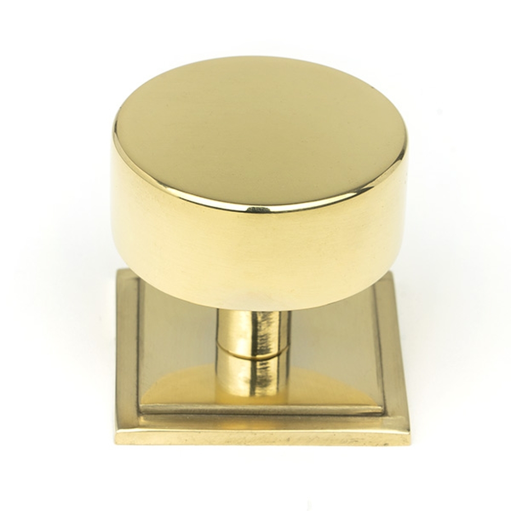 50300  38mm  Polished Brass  From The Anvil Kelso Cabinet Knob [Square]