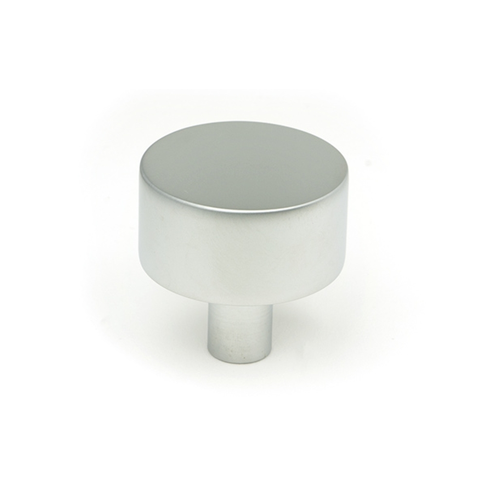 50353  32mm  Satin Chrome  From The Anvil Kelso Cabinet Knob [No rose]