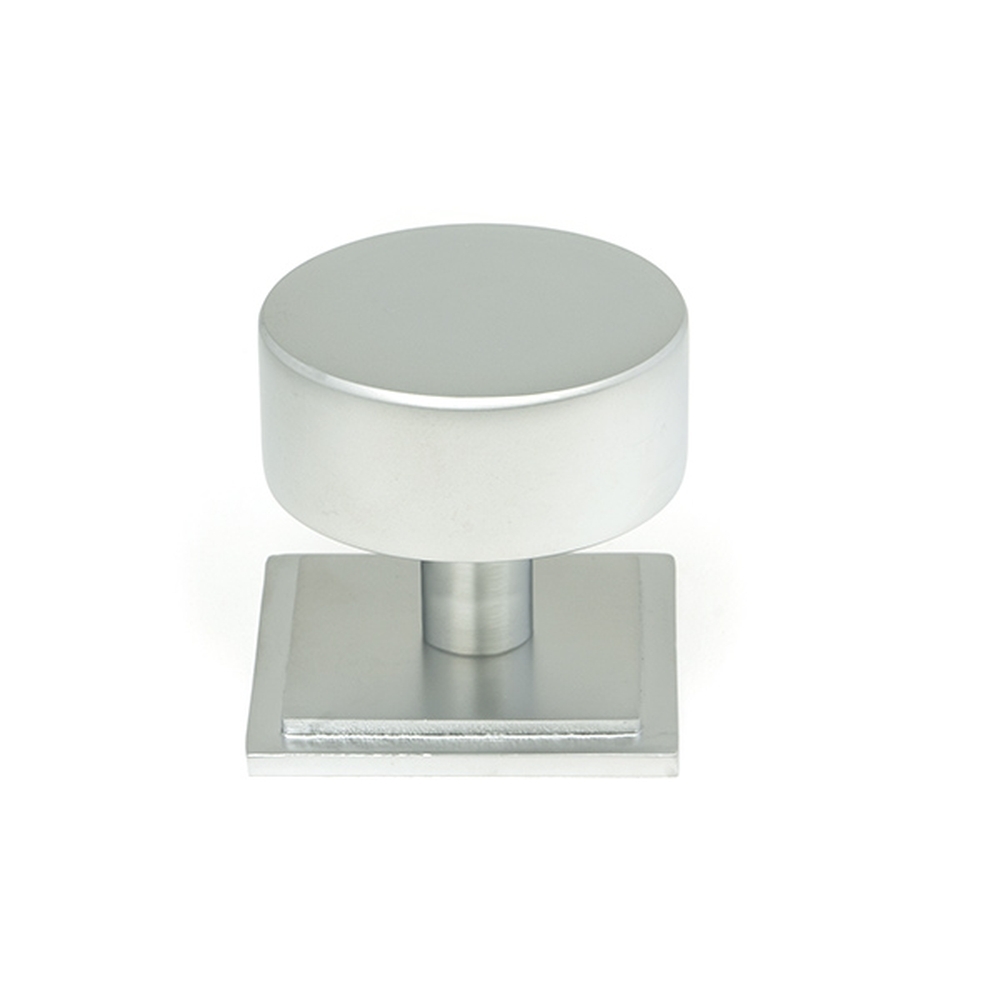 50357  38mm  Satin Chrome  From The Anvil Kelso Cabinet Knob [Square]