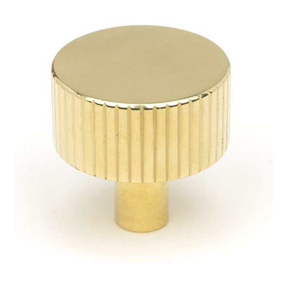 50365  32mm  Polished Brass  From The Anvil Judd Cabinet Knob [No Rose]