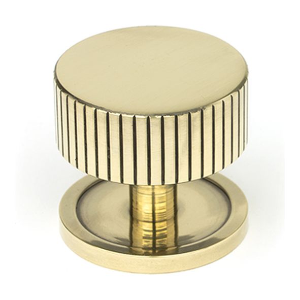 50383 • 38mm • Aged Brass • From The Anvil Judd Cabinet Knob [Plain]