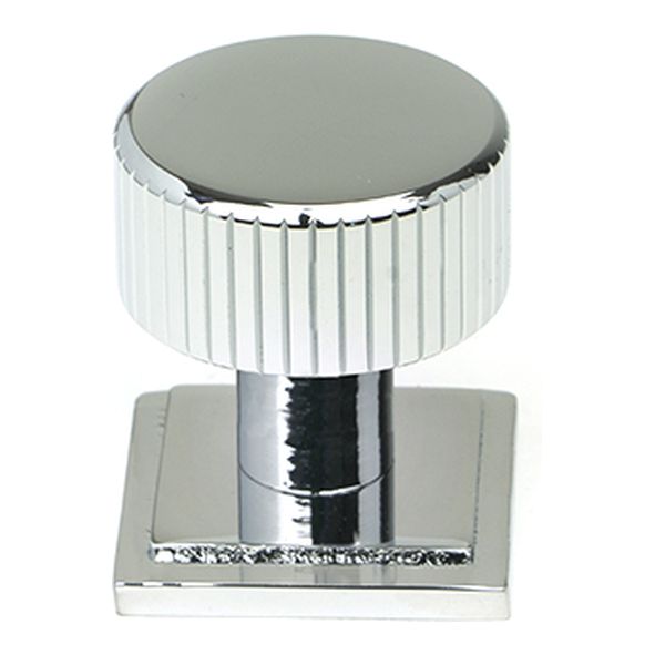 50402 • 25mm • Polished Chrome • From The Anvil Judd Cabinet Knob [Square]