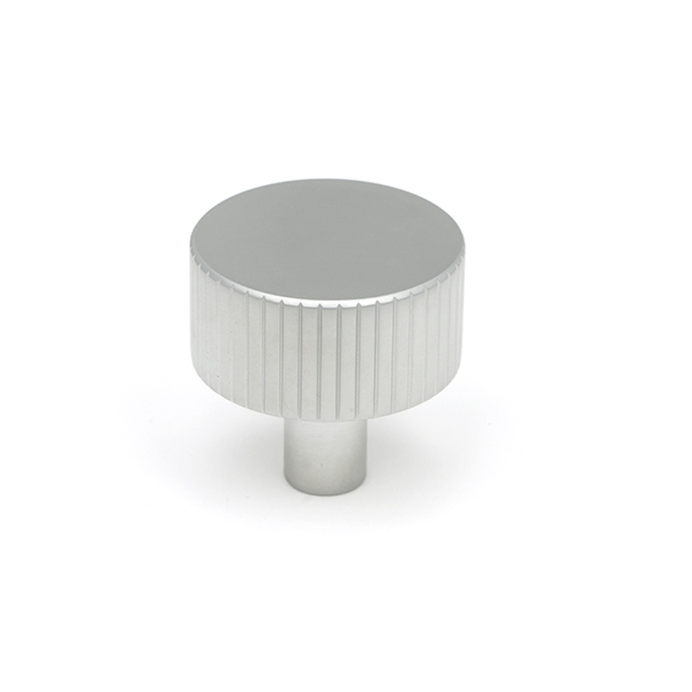 50416  32mm  Satin Chrome  From The Anvil Judd Cabinet Knob [No rose]