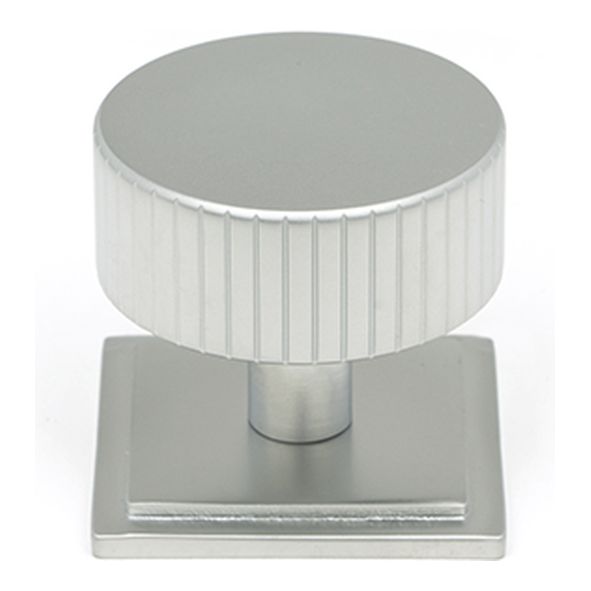 50420 • 38mm • Satin Chrome • From The Anvil Judd Cabinet Knob [Square]