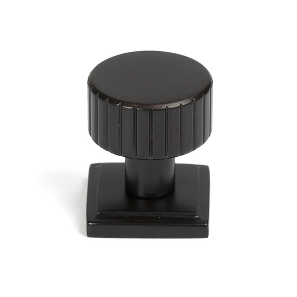 50450  25mm  Aged Bronze  From The Anvil Judd Cabinet Knob [Square]