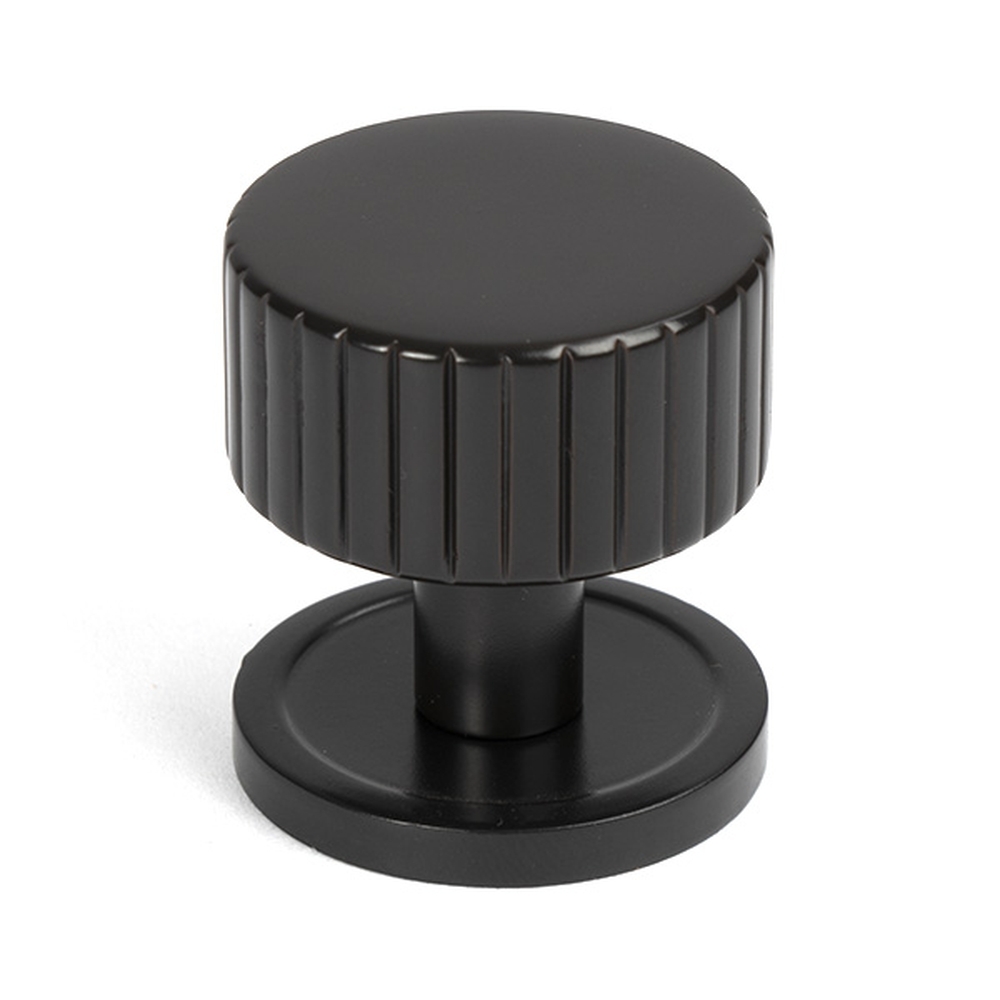 50451  32mm  Aged Bronze  From The Anvil Judd Cabinet Knob [Plain]