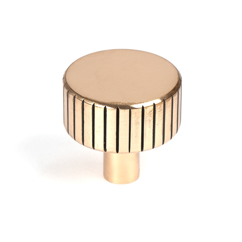 50476  32mm  Polished Bronze  From The Anvil Judd Cabinet Knob [No rose]