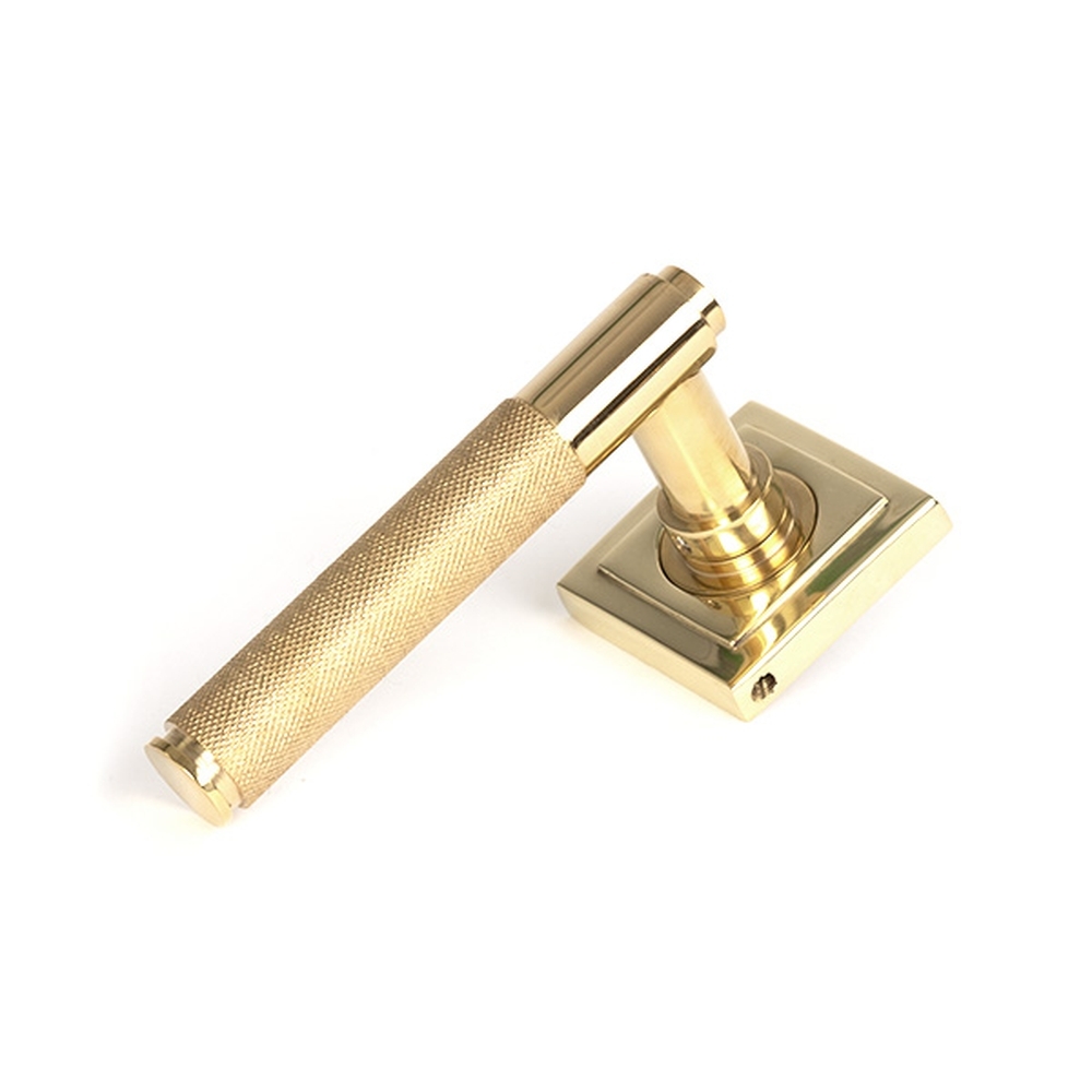 50611 • 53mm • Polished Brass • From The Anvil Brompton Levers [Square]