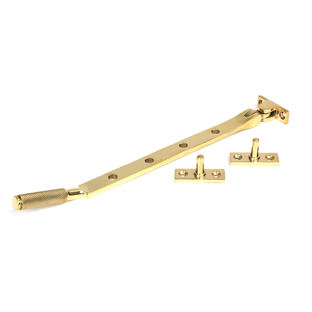 50616 • 292mm • Polished Brass • From The Anvil Brompton Casement Stay